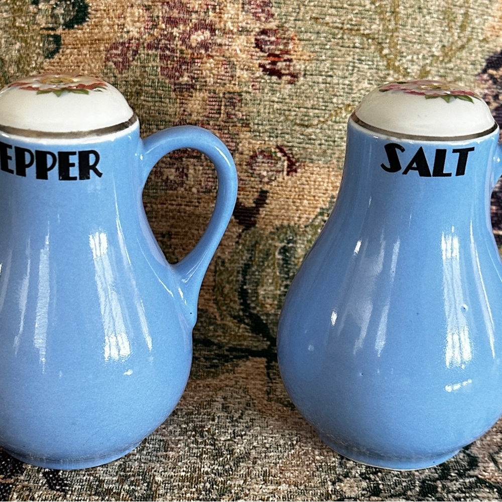 Vintage Hall Salt and Pepper shakers